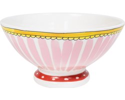 Blond Amsterdam Even Bijkletsen vintage schaal Ø21 cm - roze