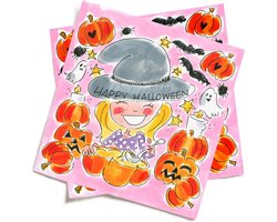 Blond Amsterdam Halloween Servetten - 20 stuks