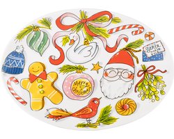 Blond Amsterdam, Kerst: Ovale schaal 29 cm