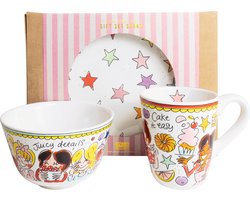 Blond Amsterdam Set: Even Bijkletsen Star Geschenkset 3 pcs