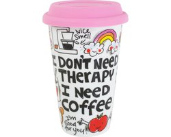 Blond Amsterdam Specials Coffee to Go Beker - Therapy - 250 ml - Porselein