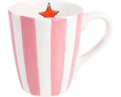 Blond Amsterdam UNI Roze Streep Mok - 0,35 L