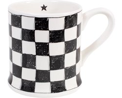 BLOND AMSTERDAM X NOIR: MUG CHECKERED