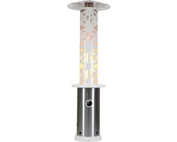 BlooBoost - terrasverwarmer - decoratief - gas - regelbaar - 11.000W - wit