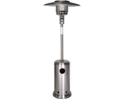 Blooboost Terrasverwarmer Gas - Heater - Gaskachel - Staand - Verrijdbaar - Tot 13000W - RVS