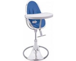 Bloom Fresco Kinderstoel | Frame Silver | Starter Kit Riviera Blue Bloom Fresco Kinderstoel | Frame Silver | Starter Kit Riviera Blue