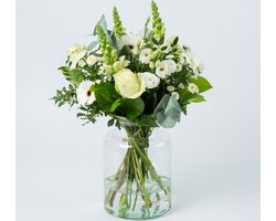 BloomGift | Boeketten | Boeket Puur Wit | Chique | Tijdloos cadeau