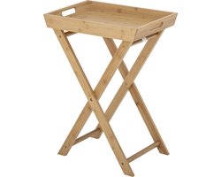 Bloomingville - Adlene Dienbladtafel - Beige - Bamboe