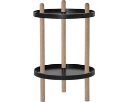 Bloomingville - Bartafel - MDF/Hout - Zwart - 40xH64 cm