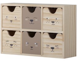 Bloomingville Bureau Organizer met Lades Calle