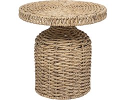 Bloomingville - Camo Bijzettafel - Beige - Waterhyacint