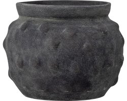 Bloomingville Deco Pot Lisen Zwart Terracotta