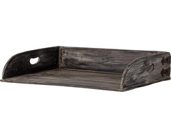 Bloomingville Dienblad gerecycled hout - zwart