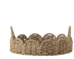 Bloomingville Dienblad zeegras naturel Brea - 35cm