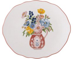 Bloomingville – Dorothy bord rose – 20 x 2 x 17 cm