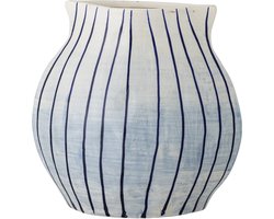 Bloomingville Esra Vaas - Blauw - Aardewerk