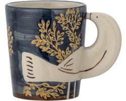 Bloomingville Hezha Cup - Blauw - Aardewerk