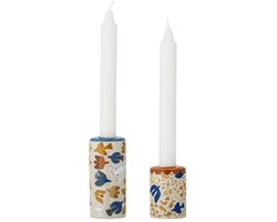 Bloomingville – Kandelaar aardewerk bruin Anniversary – 5 x 10,5 x 5 cm