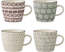 Bloomingville Karine Mokken - Steen - 300 ml - D 9.5 cm - H 8 cm