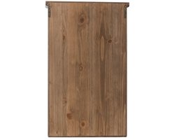 Bloomingville Kast vurenhout zwart Hazem 50x80cm
