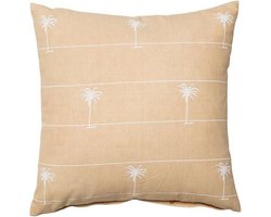 Bloomingville - Kussen Palm Katoen 45x45 Nat