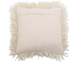 Bloomingville Kussen wol nature Star 45x45cm