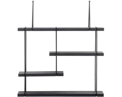 Bloomingville Lewis wandrek zwart 65cm