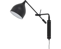 Bloomingville - Lyam Wandlamp - Zwart - Metaal