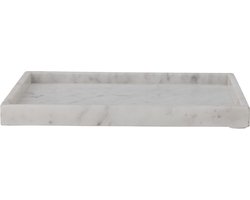 Bloomingville – Marmeren dienblad Majsa wit – 35 x 3 x 35 cm
