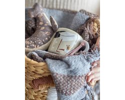 Bloomingville Mini Bambino beker aardewerk beige