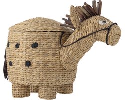 Bloomingville MINI opbergmand Bobbi paard zeegras 65x37x45cm