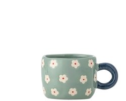 Bloomingville Mok aardewerk blauw Nini - 110ml