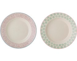 Bloomingville Patrizia pastabord - set van 2 stuks