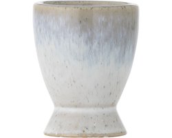 Bloomingville Paula Eierdopje - Blauw - Aardewerk