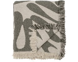 Bloomingville Plaid Alk - groen - 160x130cm