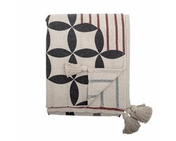 Bloomingville - Plaid Forma - Gerecycled katoen - 160x130cm