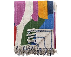 Bloomingville Plaid gerecycled katoen Artista 130x160cm