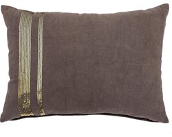 Bloomingville - Sierkussen - Katoen - Incl. Vulling - Licht Bruin - L60xB40 cm