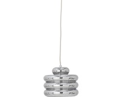Bloomingville Spike Hanglamp - Zilver - Glas