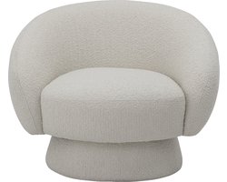Bloomingville - Ted Loungestoel - Wit - Polyester