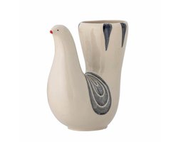 Bloomingville Trudy - Vaas - Wit - Steengoed