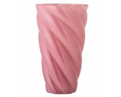 Bloomingville – Vaas glas rose Callo – 17 x 29 x 17 cm