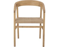 Bloomingville - Vitus Eetkamerstoel - Beige - Eiken