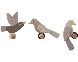 Bloomingville Wandhaken Vogels Levi Hook Naturel