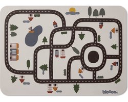 Blooom® - Placemat voor Baby's en Kinderen - Herbruikbaar en Duurzaam - Vlek- en Waterafstotende Placemat en Knutselmat - Stad