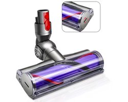 BLOSSOM Stofzuigermond - Geschikt voor Dyson V7/V8/V10/V11/V15/G5 - Groen Led - Wasbare borstel - Wasbare borstel - Stofzuigeraccessoires - Blauw