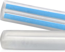 Blue Premium Opblaasbare bedrand - Wit/Blauw