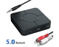 Bluetooth Transmitter & Receiver 2 in 1 - BT 5.0 - 3.5MM AUX / RCA - Bluetooth Zender - Bluetooth Ontvanger - Bluetooth Transmitter - Bluetooth Receiver