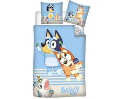 Bluey Dekbedovertrek, Unicorn - Eenpersoons - 140 x 200 / 65 x 65 cm - Katoen