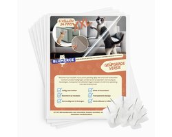 Blumerce Anti Krab Vellen voor Katten – XXL Meubelbescherming – 6 Grote Vellen – Transparant & Diervriendelijk – Bankbeschermer & Meubelbescherming tegen Krabschade – Ideaal voor Bank, Stoelen & Meubels